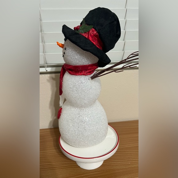 Acrylic 14” Snowman with Colorful Changing Lights - Picture 5 of 7